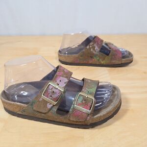 Birkenstock Arizona Paint Splatter Sandals EU 36 Women’s Sz 5-5.5 Suede RARE